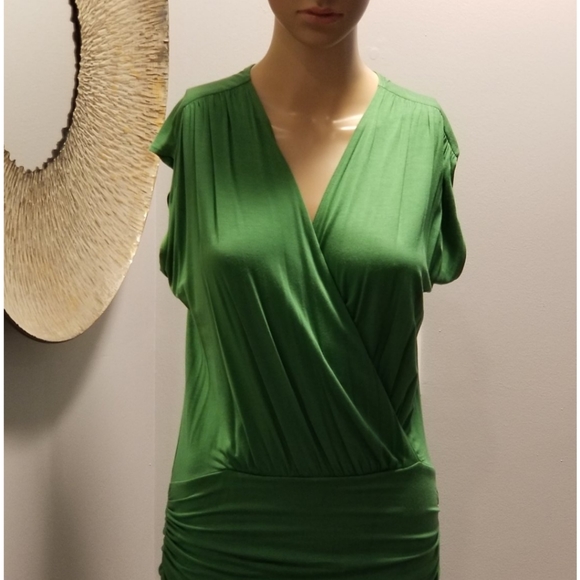 Arden B faux wrap bodycon dress - Picture 2 of 6